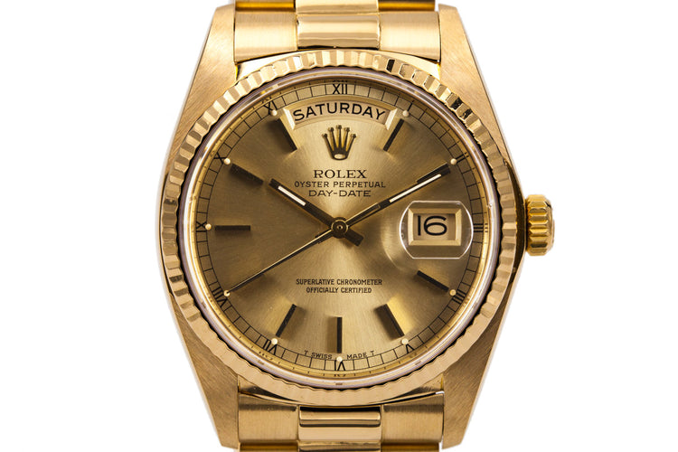 1981 Rolex YG Day Date 18038