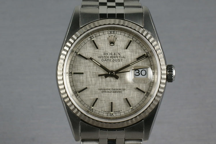 Rolex Stainless Steel Datejust 16220