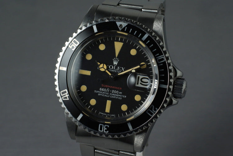 1973 Rolex Red Submariner 1680 Mark VI