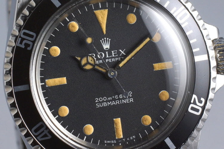 1966 Rolex Submariner 5513 Meters First Dial