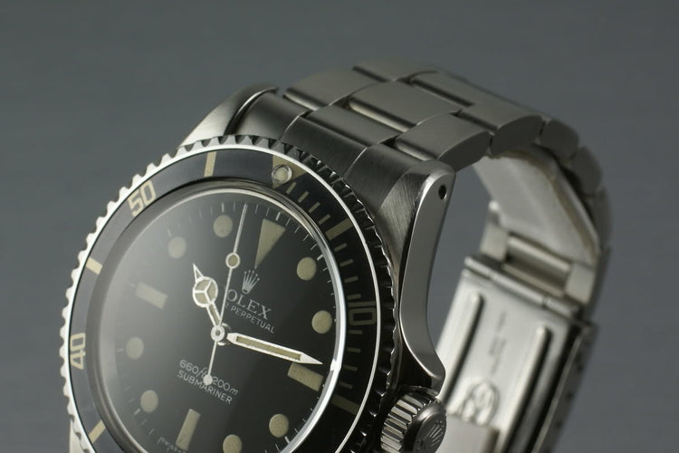 Rolex Submariner 5513 Mark 1 Maxi with Box and Papers
