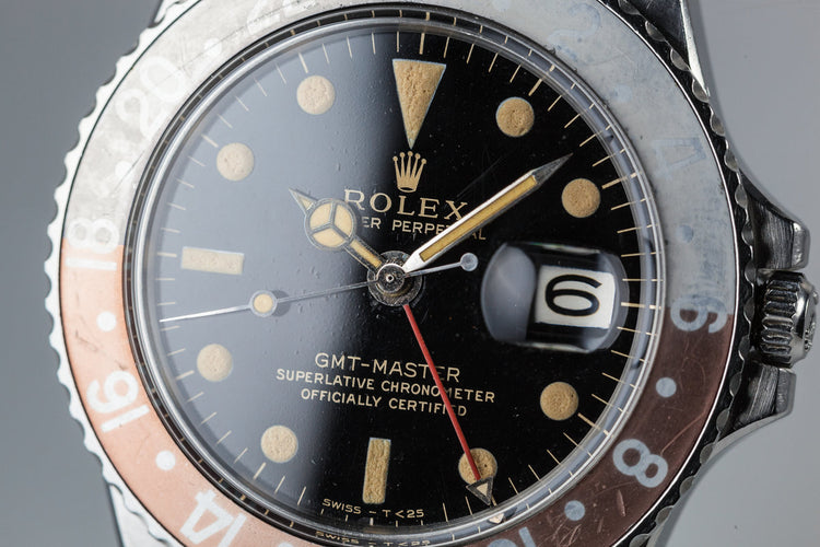 1965 Rolex GMT-Master 1675 with Gilt Dial