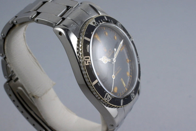 1959 Rolex Submariner 6536-1 Glossy Gilt Chapter Ring Dial with Papers