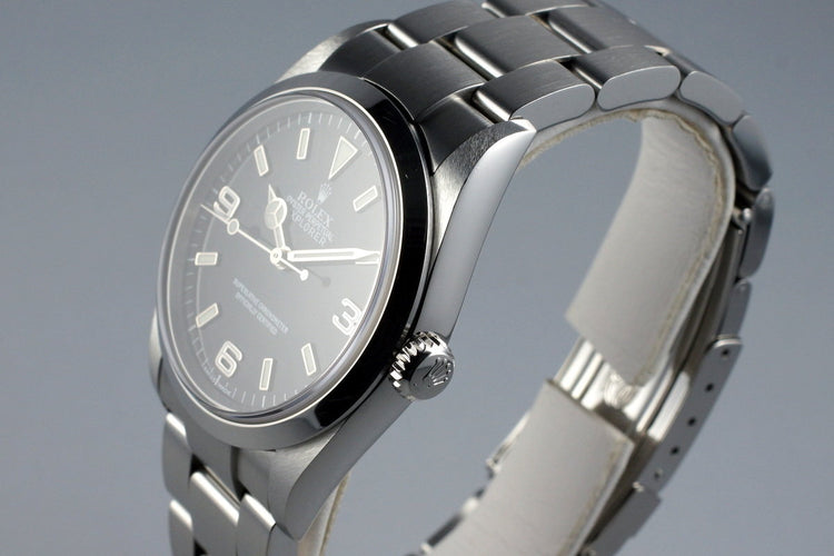 2002 Rolex Explorer 114270 with Box and Papers
