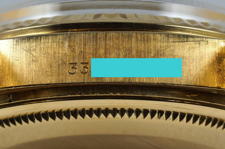 1972 Rolex YG Day-Date 1803 Champagne Linen Sigma Dial
