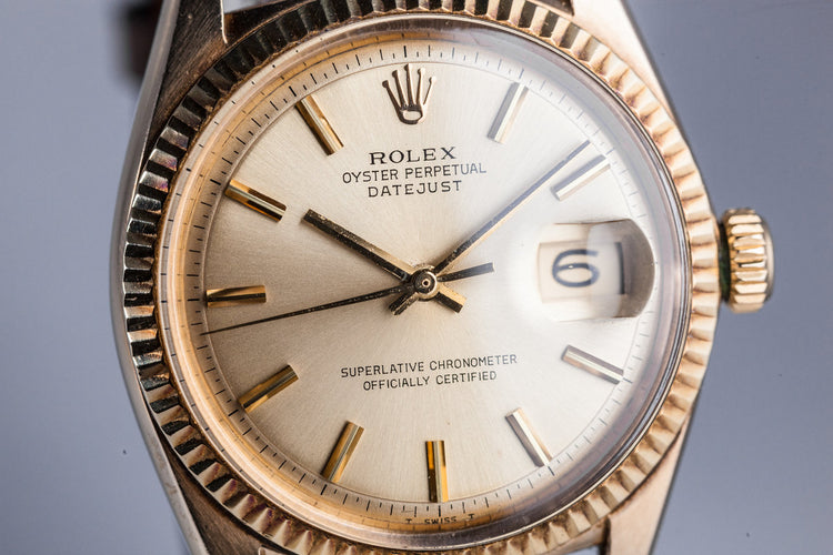1968 Rolex 18K DateJust 1601