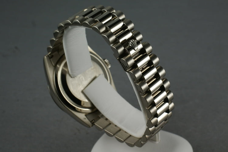 Rolex White Gold President 118239 with White Saudi Palm Tree and Sword Dial