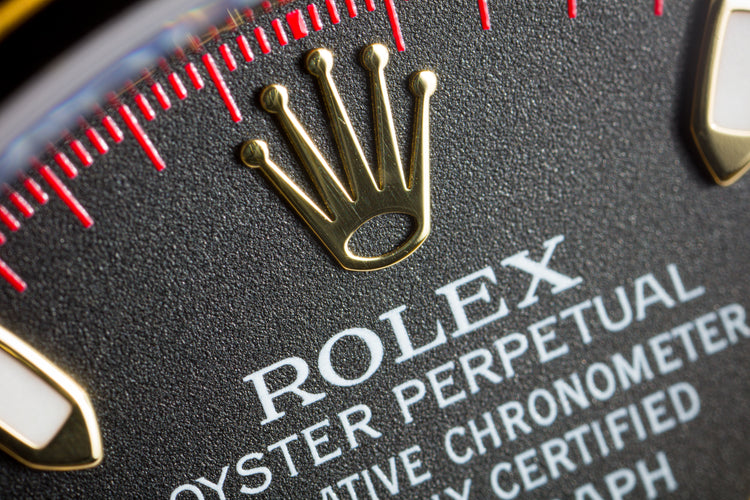 2019 Rolex 18k Yellow Gold Daytona 116518LN Black/Champagne Dial "Paul Newman" on Oysterflex with Card & Hangtags