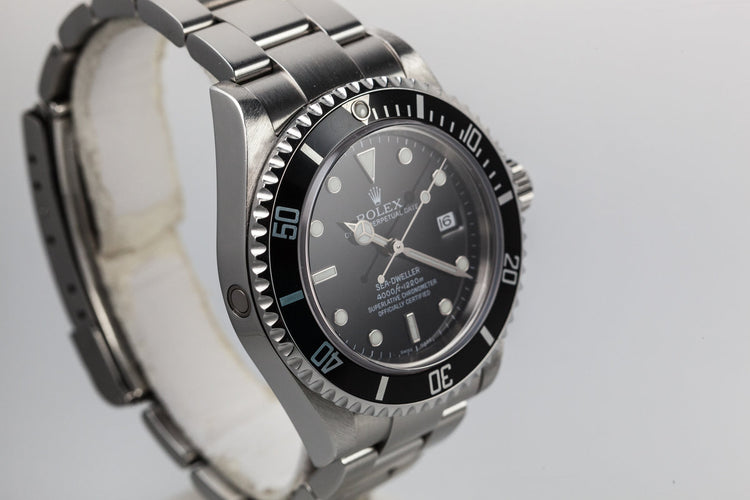 2007 Rolex Sea-Dweller 16600 with Box, Papers, and Kit