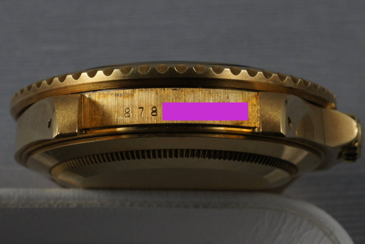 1985 Rolex 18K GMT 16758 with Unpolished Case