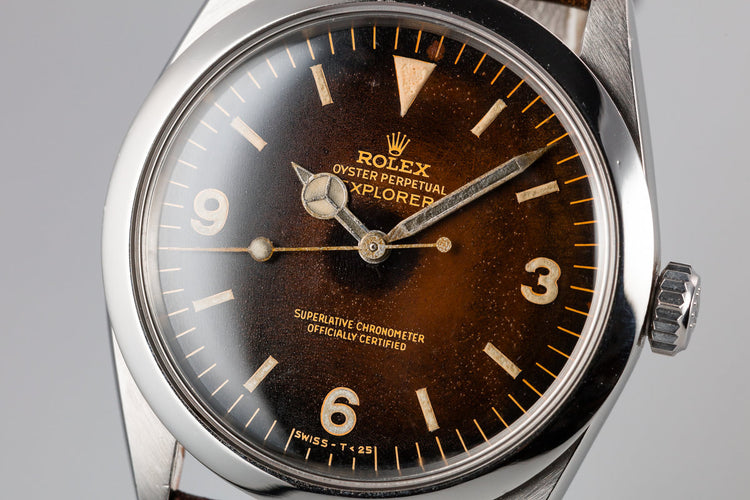 1965 Rolex Explorer 1016 with Tropical Gilt Dial