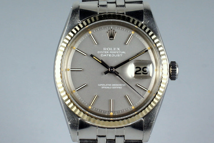 1972 Rolex DateJust 1601 Matte Silver Dial