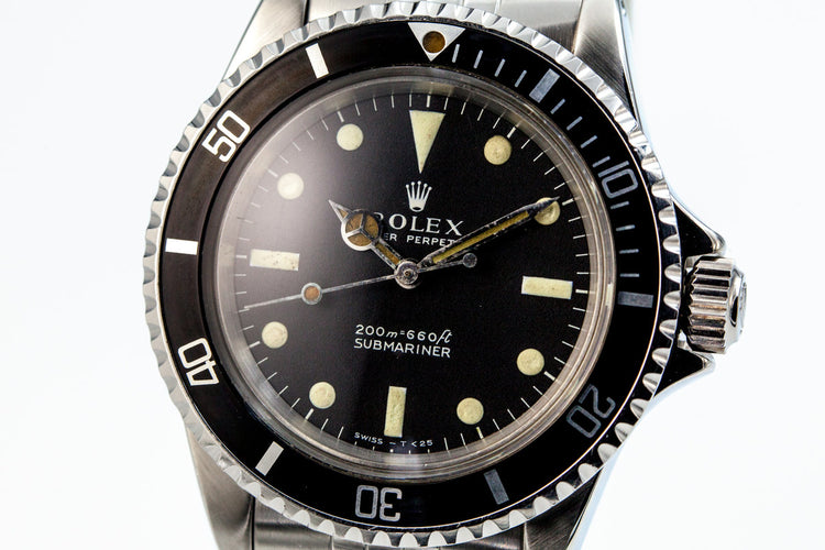 1967 Rolex Submariner 5513 Meters First Dial