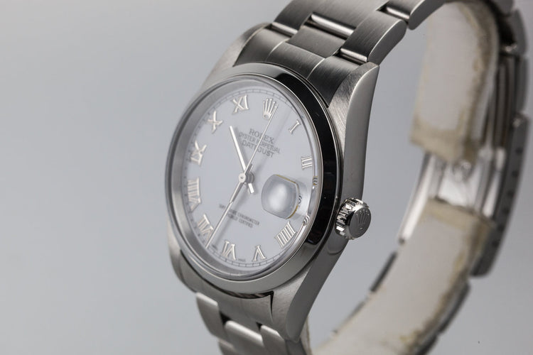 2003 Rolex Datejust 16220 with Hang Tags