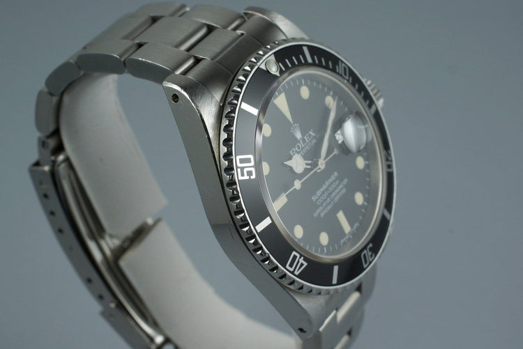 1982 Rolex Submariner 16800