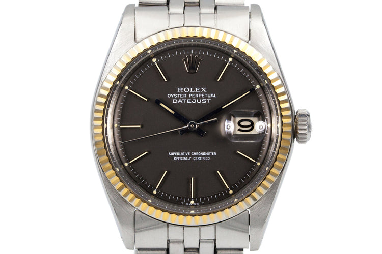 1970 Rolex DateJust 1601 with Matte Gray Dial