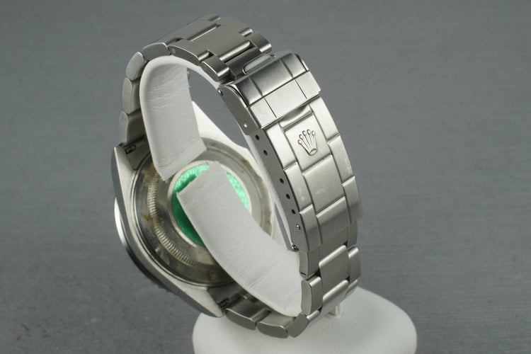 2004 Rolex Green Submariner 16610 LV Mark 1 dial and Mark 2 bezel