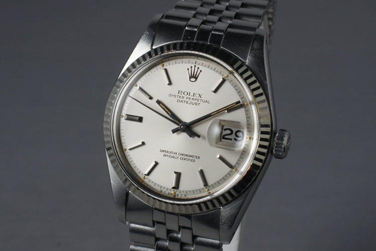 1973 Rolex DateJust 1601 Silver Sigma Dial