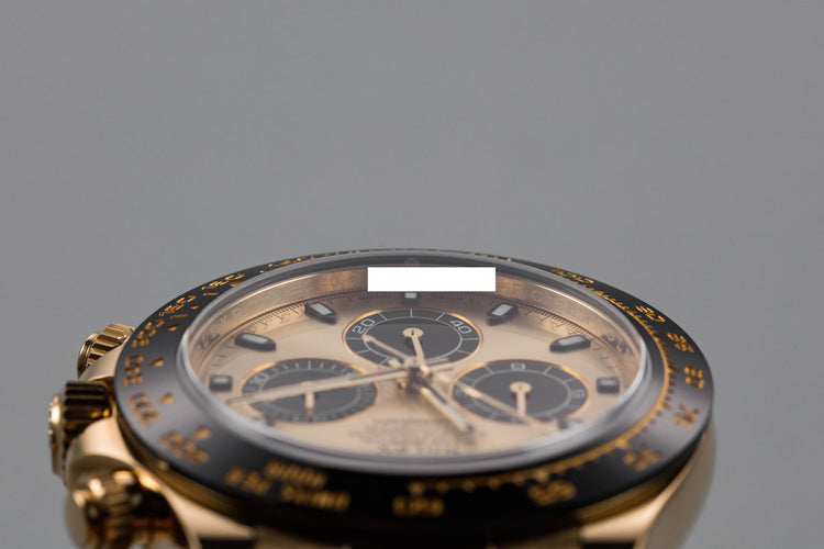 2017 Rolex 18K Gold Ceramic Daytona 116518LN with Box and Papers