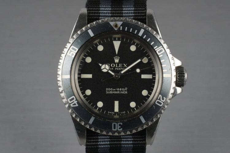 1967 Rolex Submariner 5513 Meters First