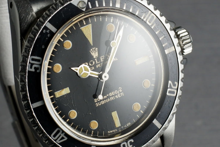 1964 Rolex Submariner 5513 PCG with Gilt Dial