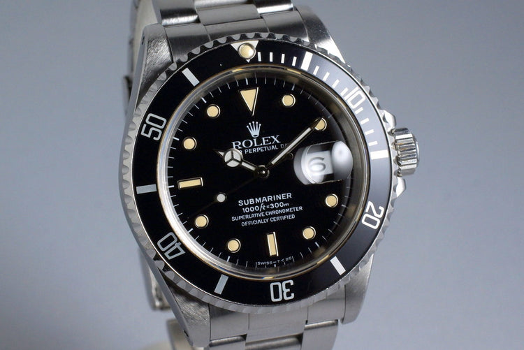 1990 Rolex Submariner 16610