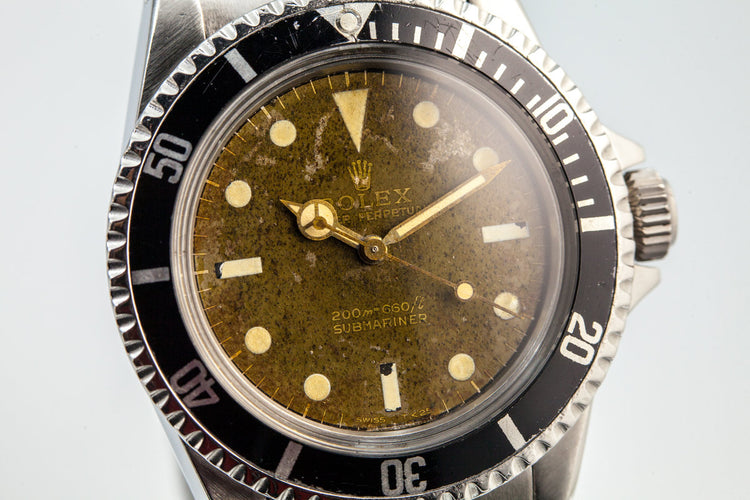 1963 Rolex Submariner 5513 with Tropical Gilt Dial