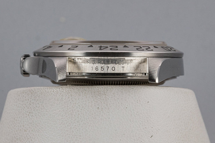 2003 Rolex Explorer II 16570 White Dial
