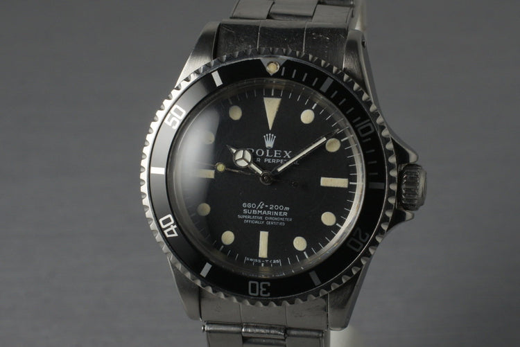 1970 Rolex Submariner 5512