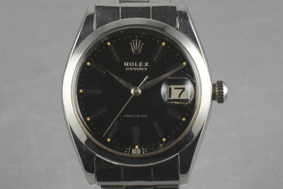 HQ Milton - Rolex Steel Precision Oyster Date 6694 with gilt print