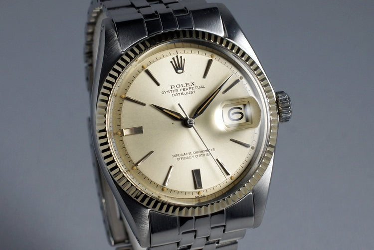 1962 Rolex DateJust 1601 Silver Dial