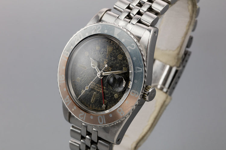 1959 Rolex GMT-Master 6542 "Spider Cracked" Gilt Dial