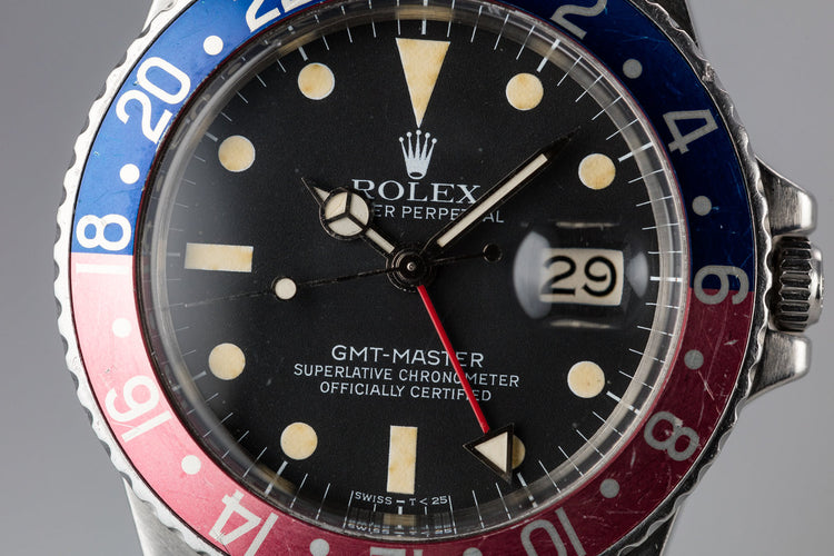 1981 Rolex GMT-Master 16750 "Pepsi"