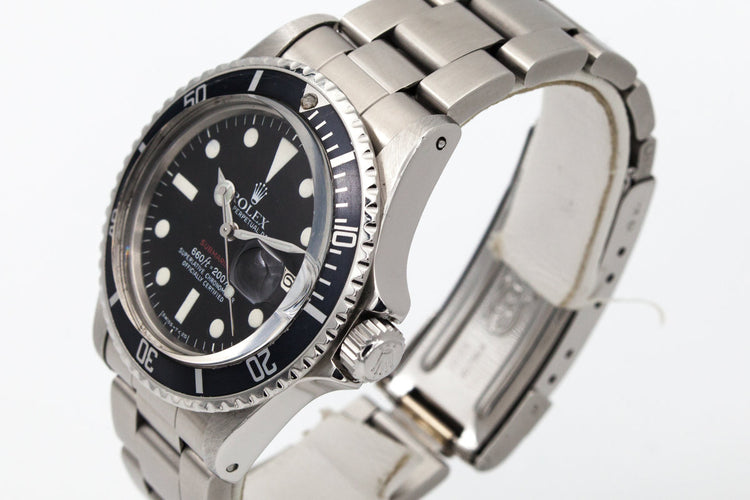 1972 Rolex Red Submariner Mark VI Dial