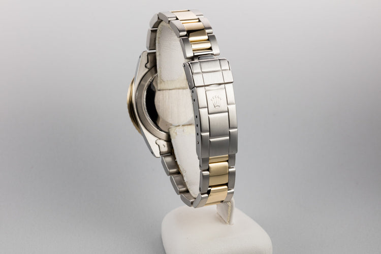 1981 Rolex Two-Tone GMT-Master 16753 Black Nipple Dial with Box and Papers