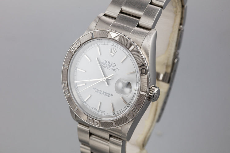 2002 Rolex DateJust "Thunderbird" 16264 White Dial