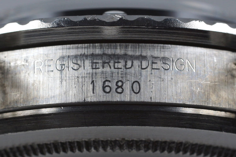 1971 Rolex Red Submariner 1680 Mark IV Dial UNPOLISHED