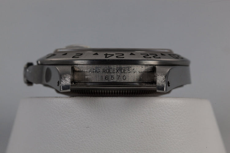 2000 Rolex Explorer II 16570 Black Dial
