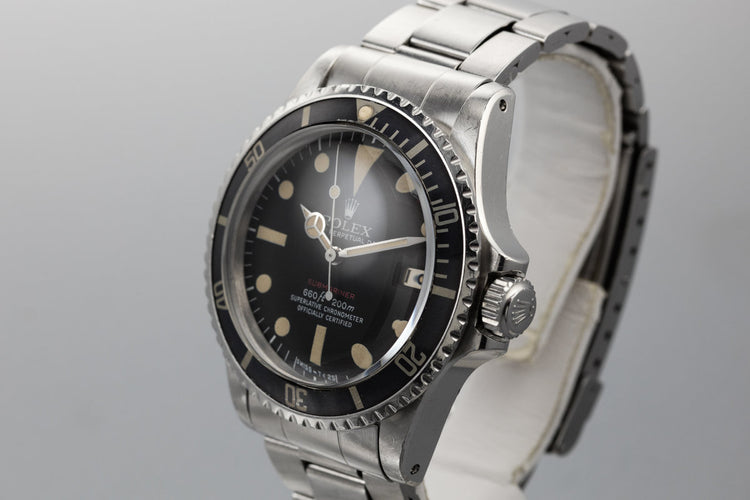 1972 Rolex Red Submariner 1680 with MK V Dial