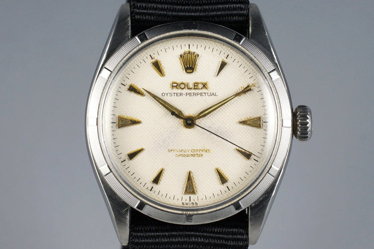 1954 Rolex Oyster Perpetual 6285 Cream Waffle Dial
