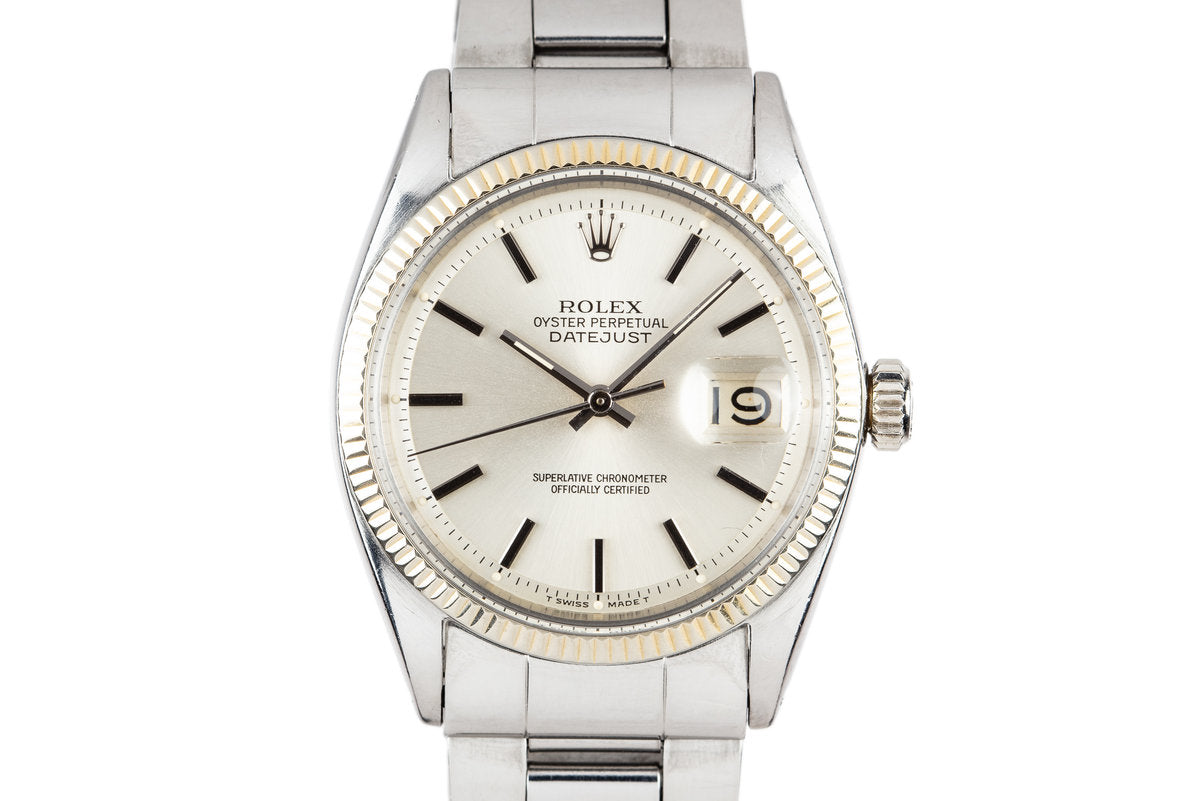 1961 Rolex DateJust 1601 Silver Dial