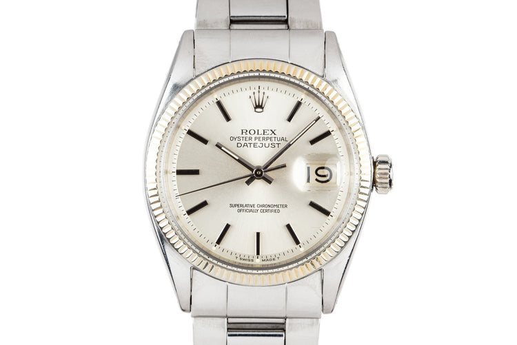 1961 Rolex DateJust 1601 Silver Dial