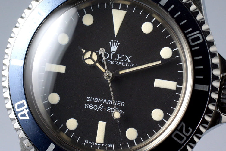 1981 Rolex Submariner 5513 Mark IV Maxi Dial