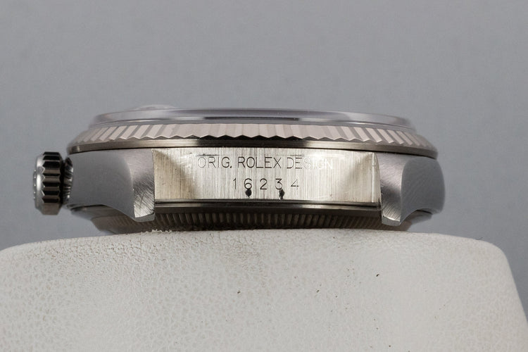 1996 Rolex DateJust 16234 Black Dial with Box and Papers