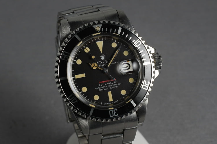 1969 Rolex Red Submariner 1680 Meters First Mark 3 turning Brown