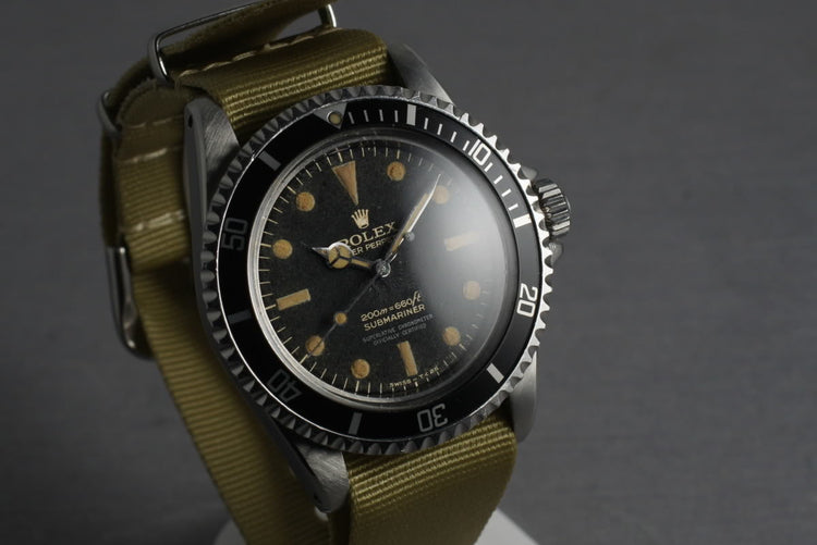 1963 Rolex Submariner 5512 PCG with 4 line gilt non chapter ring dial