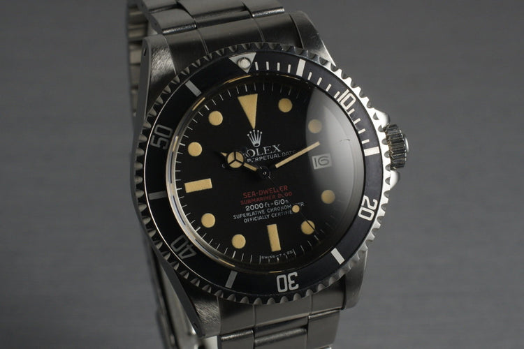 1978 Rolex Double Red Sea Dweller 1665 Mark 4