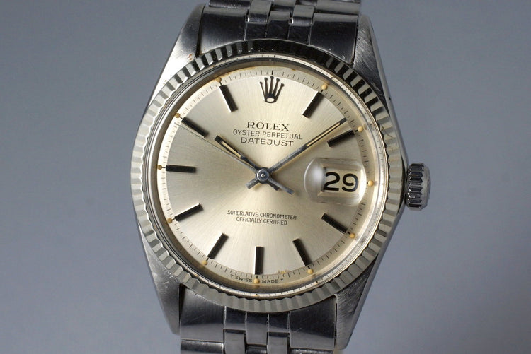 1971 Rolex DateJust 1601 Silver Dial