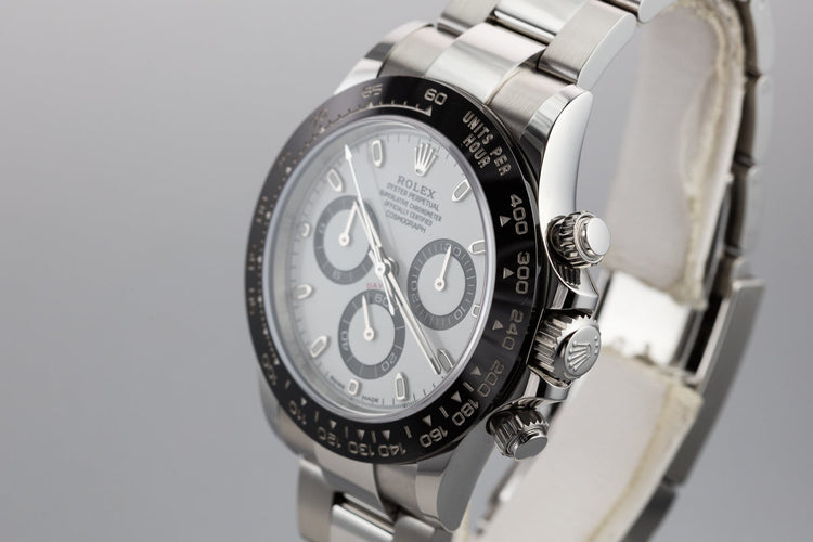 2018 Rolex Ceramic Daytona 116500LN White Dial with Box and Papers
