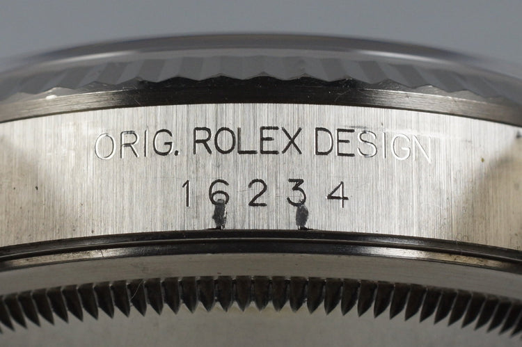 2000 Rolex DateJust 16234 with Blue Roman Dial